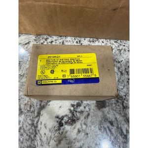 Square D 2510KG1 Motor Starting Switch‎ NEMA 1 Enclosure UL Listed